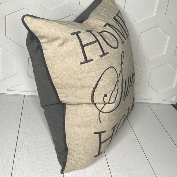 Home SWEET Home Zipper Pillowcase Decorative Accent Pillowcase 18 x 18” - Picture 3 of 9